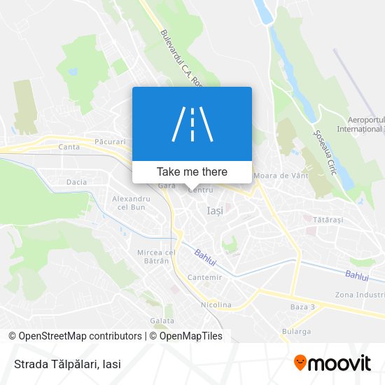 Strada Tălpălari map
