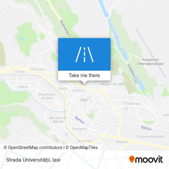 Strada Universității map