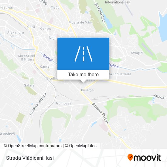Strada Vlădiceni map