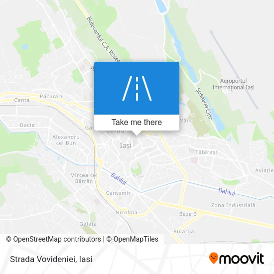 Strada Vovideniei map