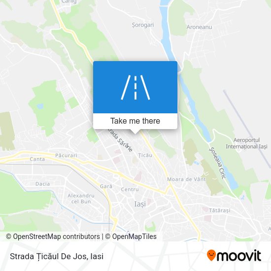 Strada Țicăul De Jos map