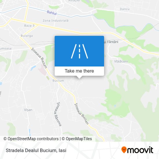 Stradela Dealul Bucium map