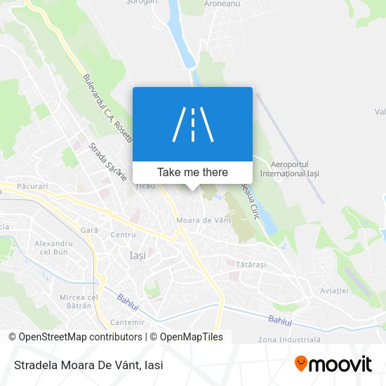 Stradela Moara De Vânt map