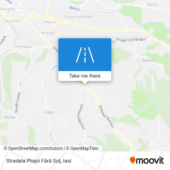 Stradela Plopii Fără Soț map