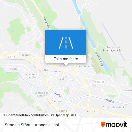 Stradela Sfântul Atanasie map