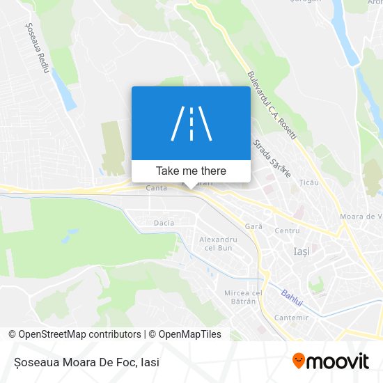 Șoseaua Moara De Foc map
