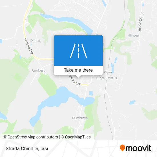 Strada Chindiei map