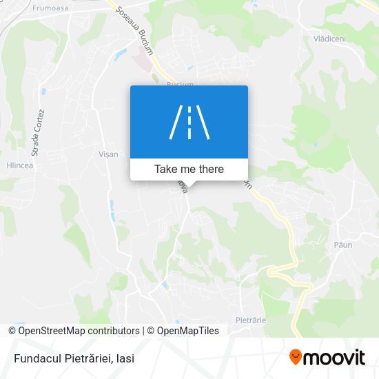 Fundacul Pietrăriei map