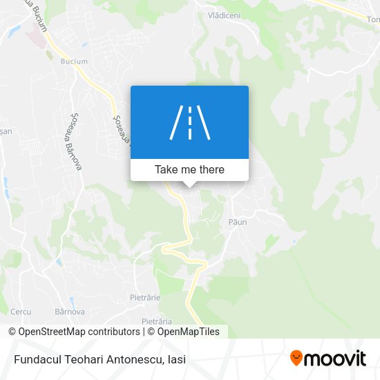 Fundacul Teohari Antonescu map