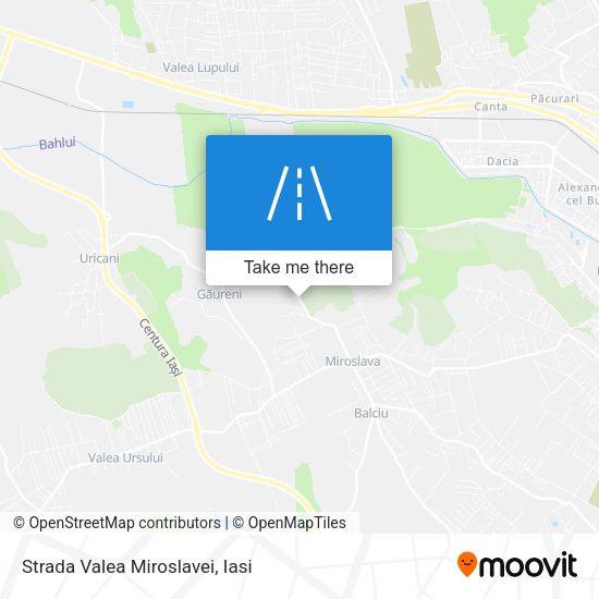 Strada Valea Miroslavei map
