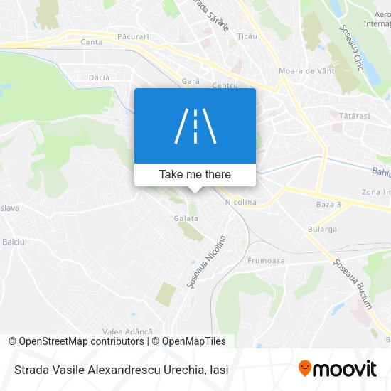 Strada Vasile Alexandrescu Urechia map