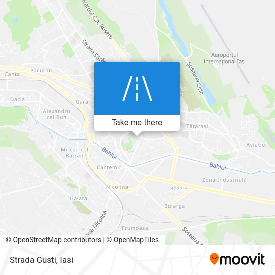 Strada Gusti map