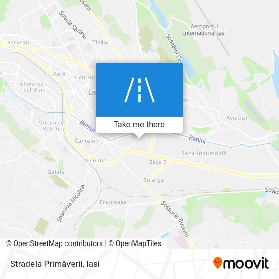 Stradela Primăverii map