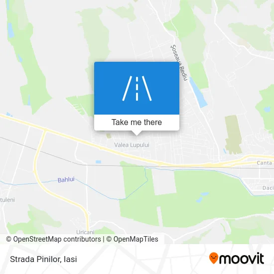 Strada Pinilor map