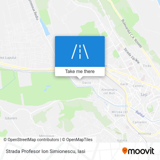 Strada Profesor Ion Simionescu map