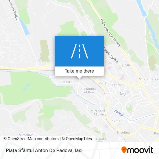 Piața Sfântul Anton De Padova map
