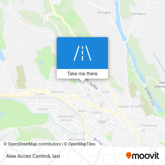 Alee Acces Cantină map