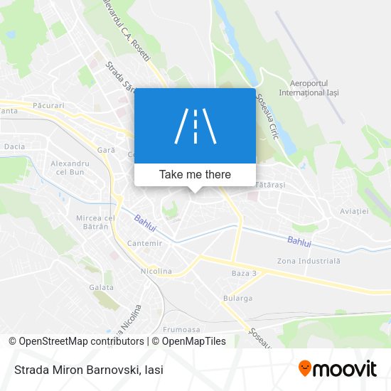 Strada Miron Barnovski map