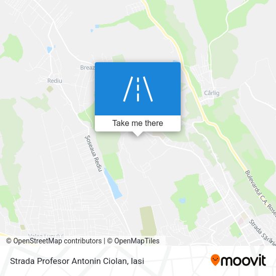 Strada Profesor Antonin Ciolan map