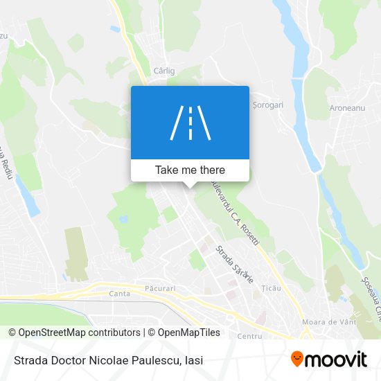 Strada Doctor Nicolae Paulescu map
