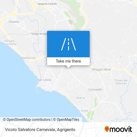 Vicolo Salvatore Carnevale map