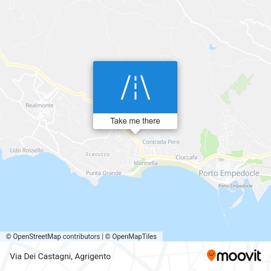 Via Dei Castagni map