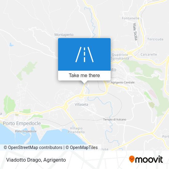 Viadotto Drago map