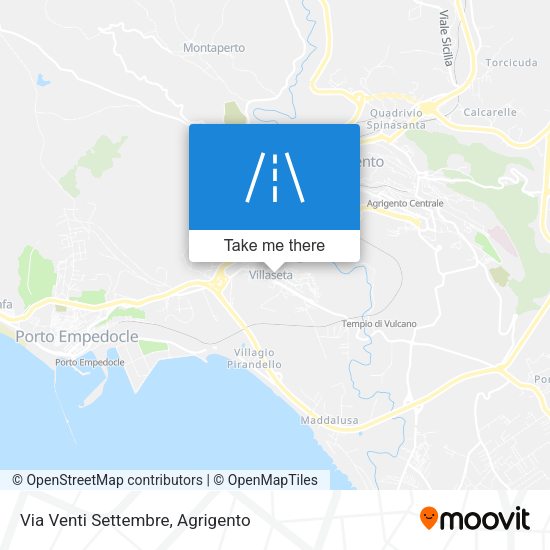 Via Venti Settembre map