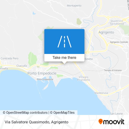 Via Salvatore Quasimodo map