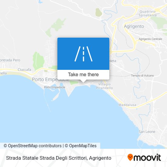Strada Statale Strada Degli Scrittori map