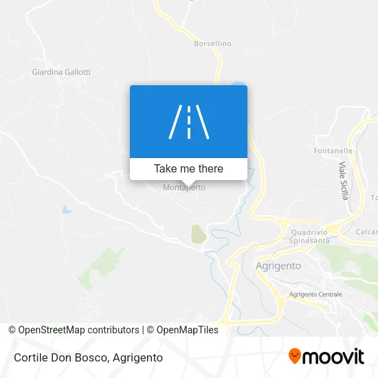 Cortile Don Bosco map