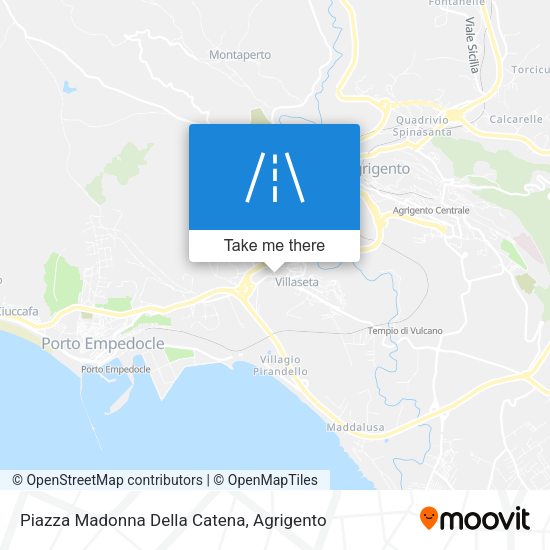 Piazza Madonna Della Catena map