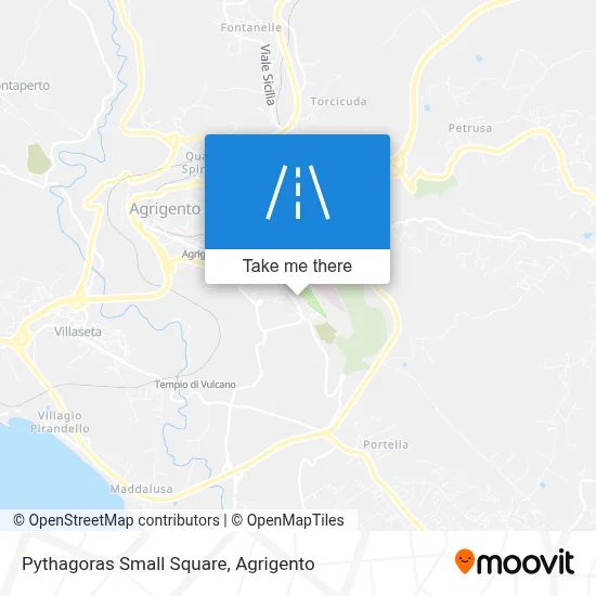 Pythagoras Small Square map