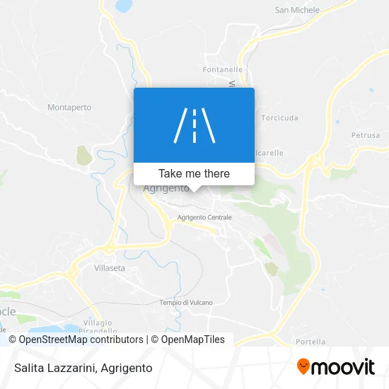 Salita Lazzarini map