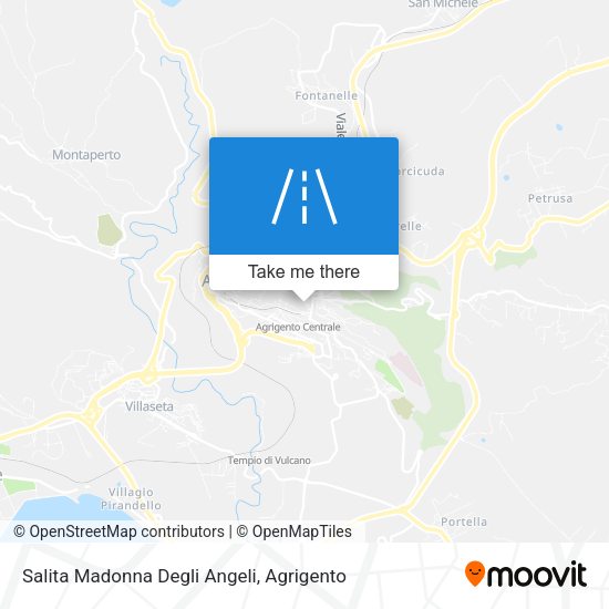 Salita Madonna Degli Angeli map