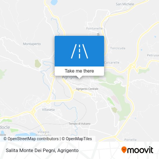 Salita Monte Dei Pegni map