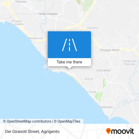 Dei Girasoli Street map