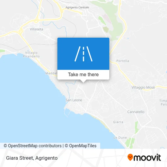 Giara Street map