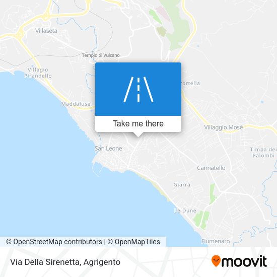 Via Della Sirenetta map
