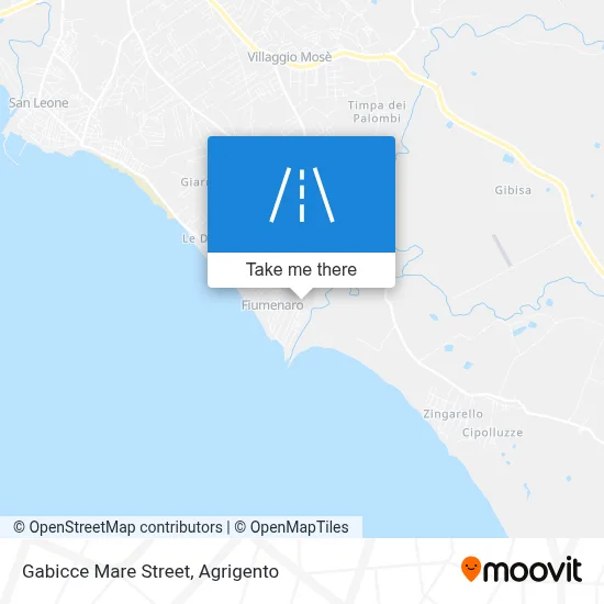 Gabicce Mare Street map