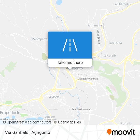 Via Garibaldi map