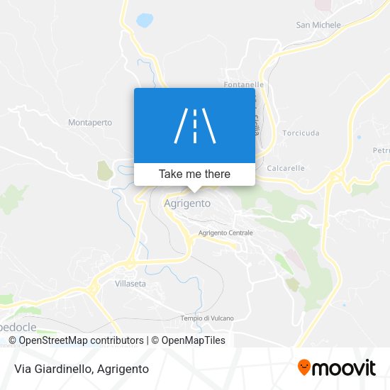 Via Giardinello map