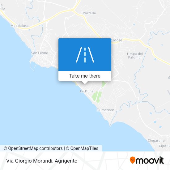 Via Giorgio Morandi map