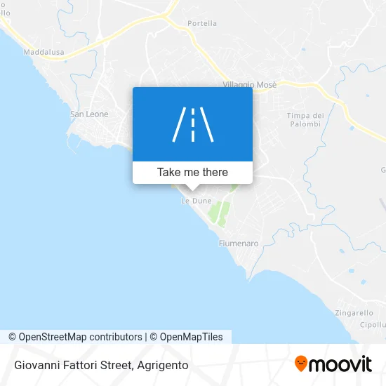 Giovanni Fattori Street map