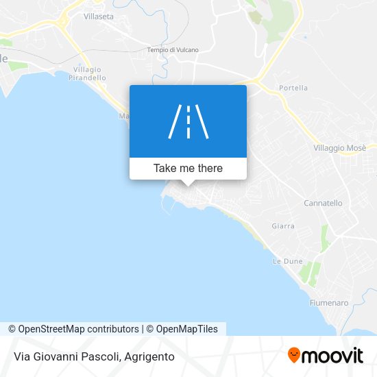 Via Giovanni Pascoli map