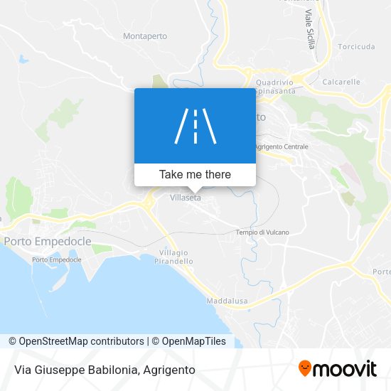 Via Giuseppe Babilonia map