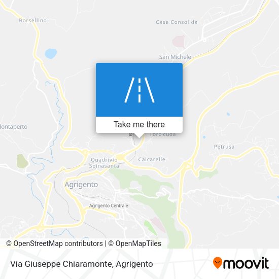 Via Giuseppe Chiaramonte map
