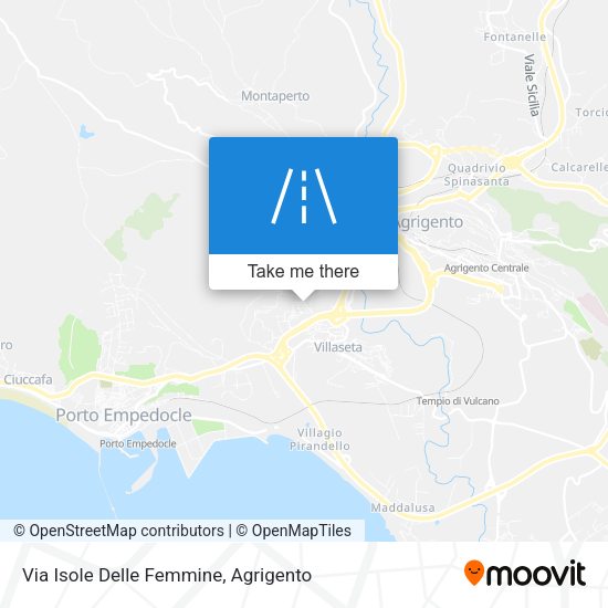 Via Isole Delle Femmine map