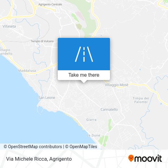 Via Michele Ricca map