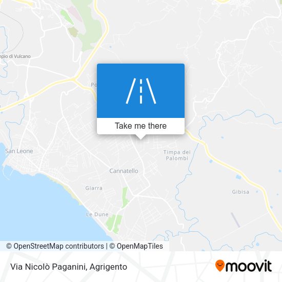 Via Nicolò Paganini map